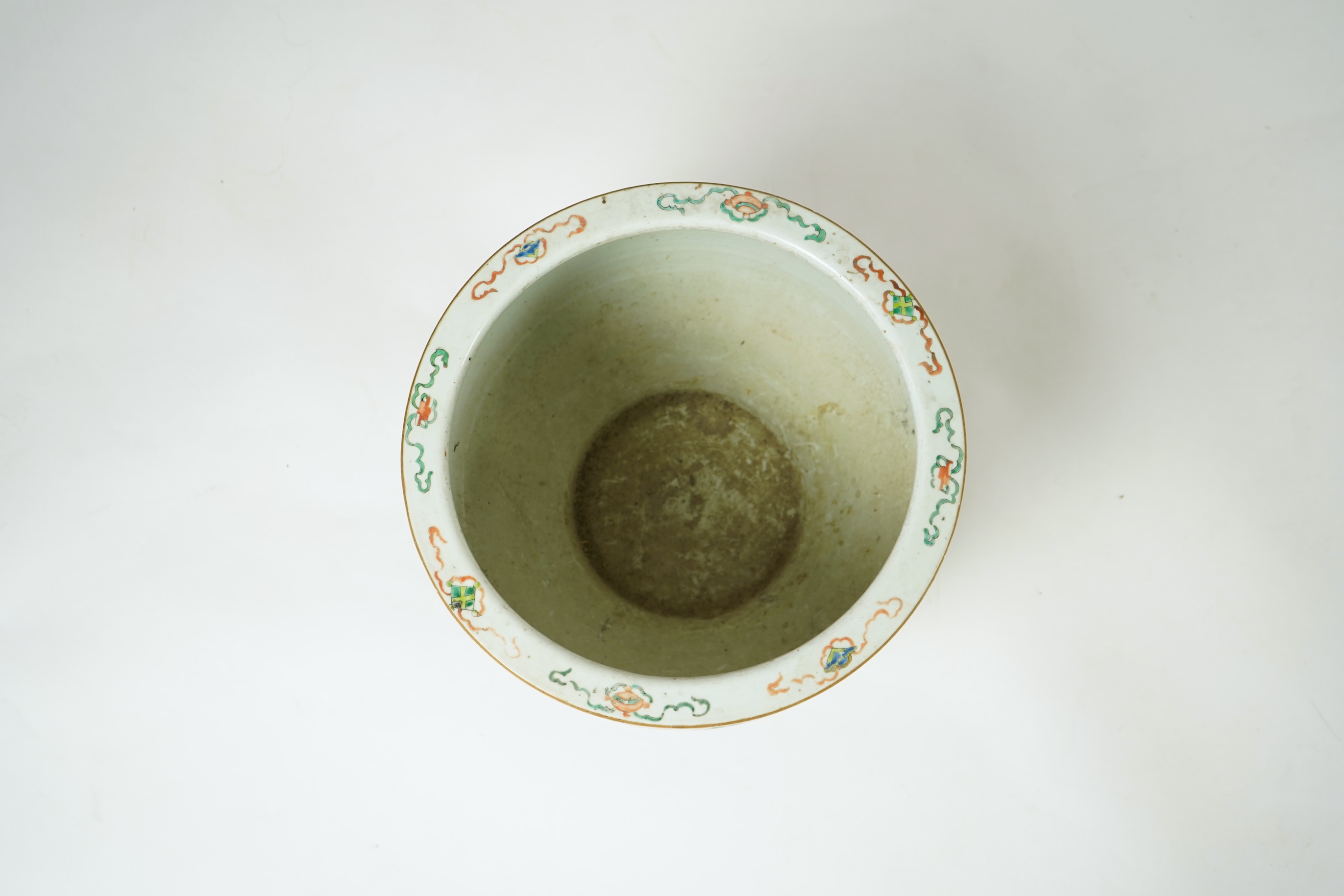 A Chinese famille rose jardinere, 19th century